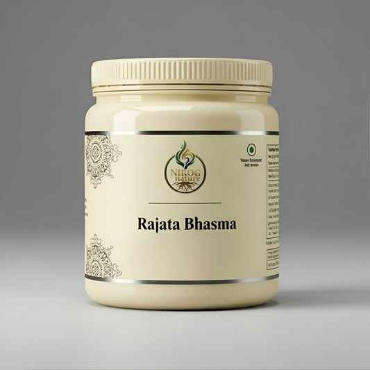 Nirog Nature Rajata Bhasma – Ayurvedic Silver Ash for Strength & Vitality