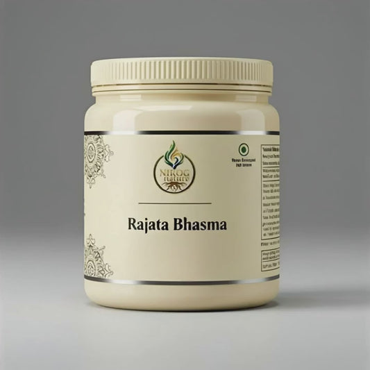 Nirog Nature Rajata Bhasma – Ayurvedic Silver Ash for Strength & Vitality
